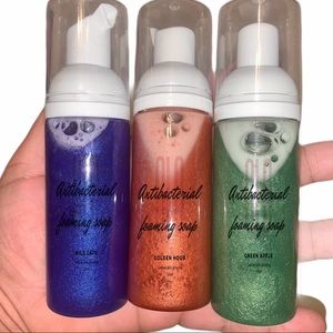 Shimmer antibacterial foam soap